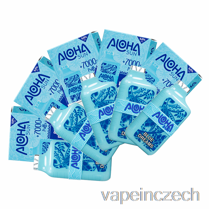 [10-pack] Aloha Sun 7000 Jednorázový Vape Bez Nikotinu